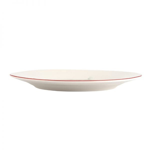 Karácsonyi házikós porcelán desszertes tányér - 19 cm - Holly Dreams