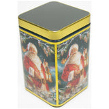 Fémdoboz Karácsonyi kicsi fémdoboz télapós 72x72x100 mm
