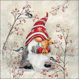 Szalvéta Karácsonyi manós papírszalvéta 33x33cm 20 db-os Dwarf hug