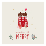 Szalvéta Karácsonyi papírszalvéta 33x33 cm Make it merry