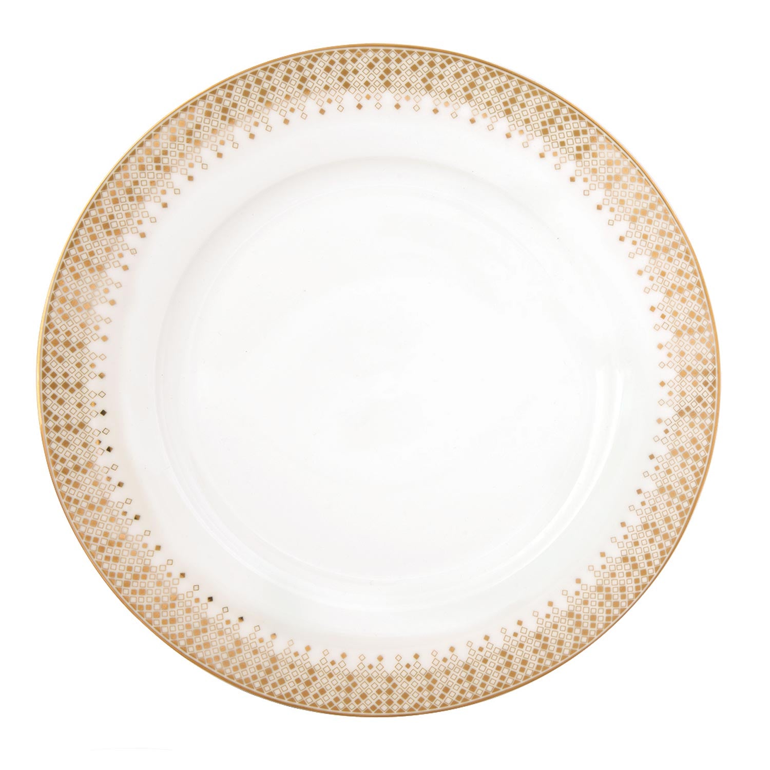 Tányér, étkészlet Karácsonyi porcelán 18 részes étkészlet fehér arany Festive