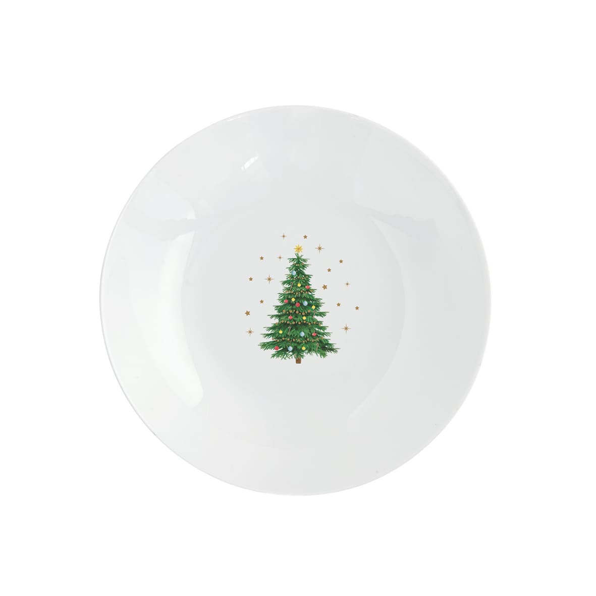 Tányér, étkészlet Karácsonyi porcelán 18 részes étkészlet fenyőfa dísszel Festive Trees
