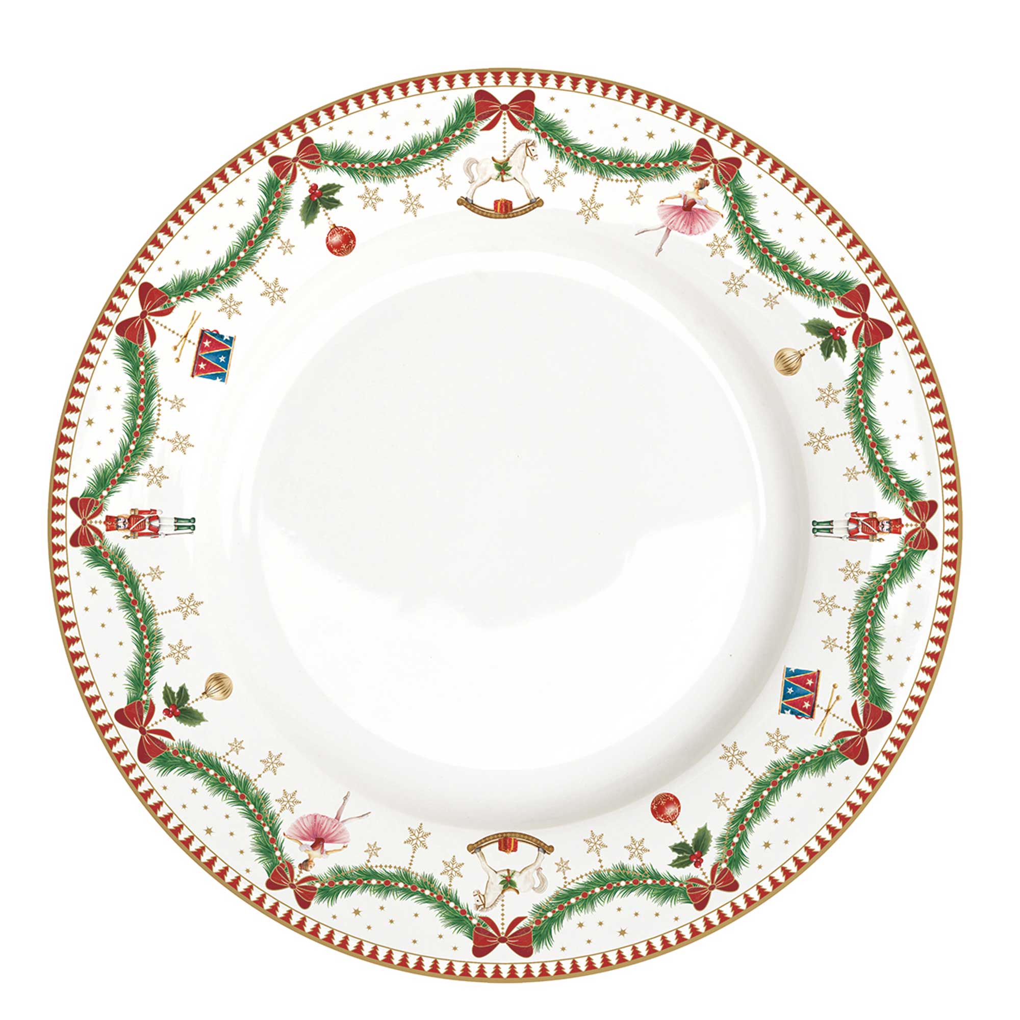 Tányér, étkészlet Karácsonyi porcelán 18 részes étkészlet Magie de Noel