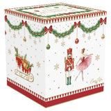 Tányér, étkészlet Karácsonyi porcelán bögre ballerina díszdobozban Magie de Noel