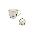 Bögre Karácsonyi porcelán bögre Diótörő és Balerina díszcsomagolásban
