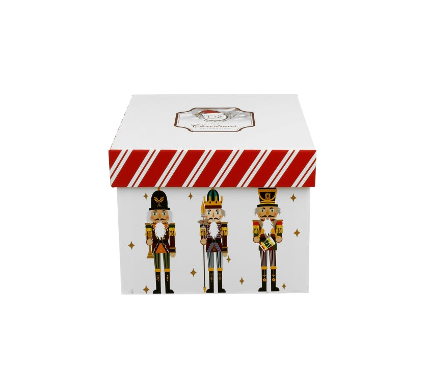 Tányér, étkészlet Karácsonyi porcelán csésze aljjal szett diótörős díszdobozban Christmas Nutcracker