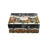 Bögre Karácsonyi porcelán kávés csésze aljjal 2 db szett 90 ml díszcsomagolásban Christmas City