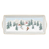 Tálka Karácsonyi Porcelán kínáló tál Chalet 35x15 cm