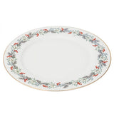Karácsonyi porcelán fenyőágas lapostányér - 26,5 cm - Magic Christmas