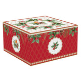 Bögre, csésze Karácsonyi porcelán nagy csésze díszdobozban Christmas Berries