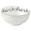 Tálka Karácsonyi Porcelán Tálka Chalet - 12 cm