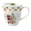 Tányér, étkészlet Karácsonyi porcelán télapós bögre Nostalgic Christmas Time