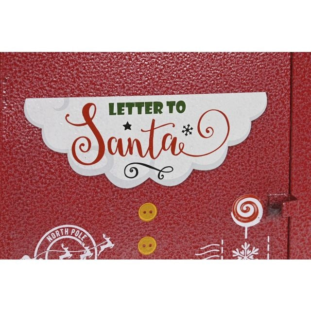 Karácsonyi dekoráció Karácsonyi postaláda piros Letters to Santa fali