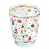 Bögre Karácsonyi üveg pohár 0,25l Ornaments All Over red