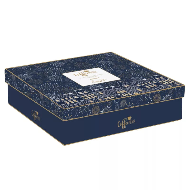 Porcelán eszpresszó kávés csésze + alj 6 személyes 100 ml dobozban Midnight