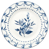 Kék fehér virágos 18 részes porcelán étkészlet Tognana LOIRA