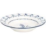 Kék fehér virágos 18 részes porcelán étkészlet Tognana LOIRA