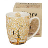 Klimt porcelán bögre – 360 ml – Életfa ecru