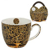 Klimt porcelán bögre díszcsomagolásban – 460 ml – Életfa