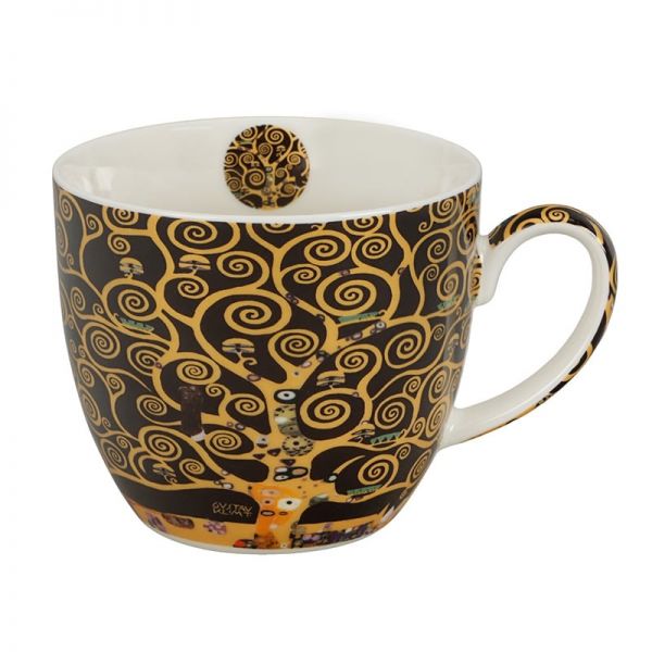 Klimt porcelán bögre díszcsomagolásban – 460 ml – Életfa