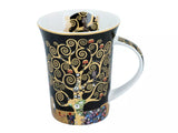 Bögre, csésze Klimt porcelán bögre díszdobozban 350 ml Életfa
