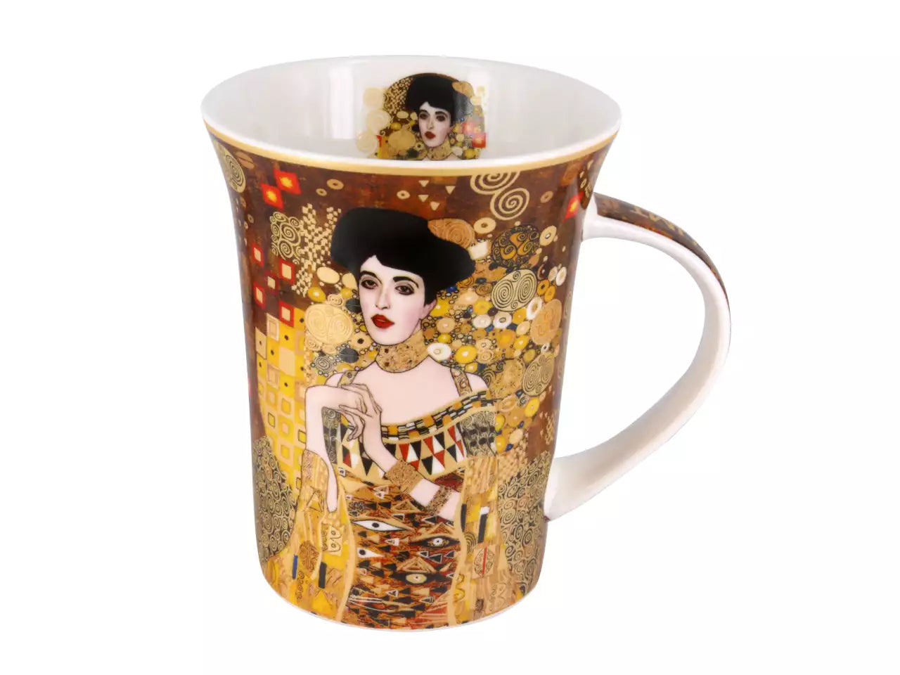 Bögre, csésze Klimt porcelán bögre díszdobozban Adele Bloch 350 ml