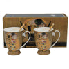 Klimt porcelán bögre szett kanállal díszdobozban - 300 ml - The Kiss