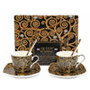 Klimt porcelán espresszó kávés készlet - 2 személyes - Életfa