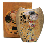 Klimt porcelán váza 25x9x20 cm - The Kiss A Csók