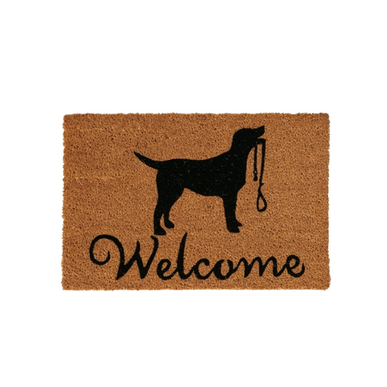 Lábtörlő Kókuszrost lábtörlő Welcome kutyás