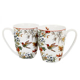 Kolibri madaras porcelán bögre szett – 2 darabos 360 ml – díszdobozos