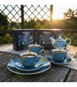 Porcelán desszertes tányér szett 2 db-os Van Gogh Csillagos éj