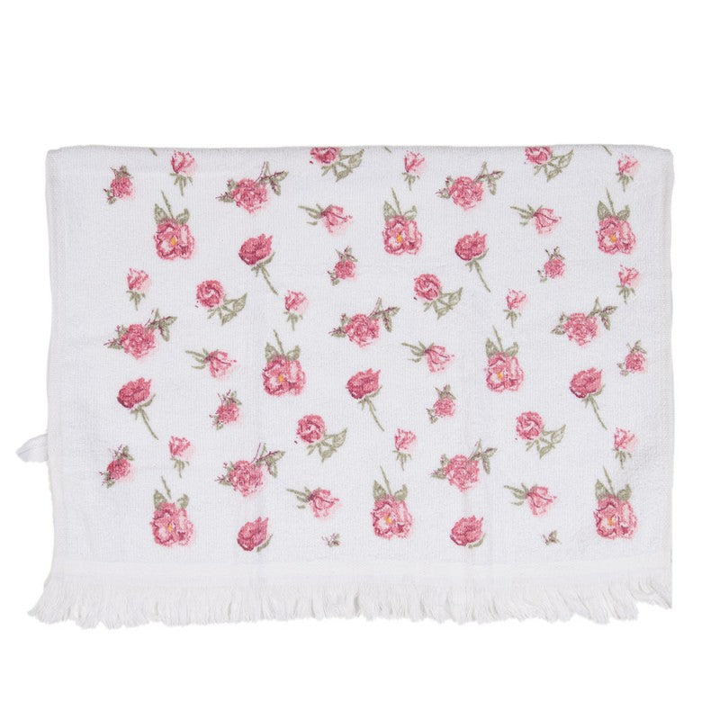 Konyharuha Konyhai pamut kéztörlő rózsás