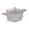 Kovácsolt alumínium lábas fedővel 28 cm Indukciós tapadásmentes Berlinger Haus Taupe Collection