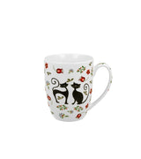 Cicás porcelán bögre 350 ml dísztasakkal