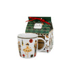 Karácsonyi diótörő Porcelán bögre 400 ml házikó díszcsomagolásban Christmas Nutcracker
