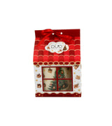 Karácsonyi fenyőfás porcelán bögre 400 ml házikó díszcsomagolásban Christmas Tree 3