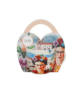 Porcelán bögre 460 ml dísztasakkal Mexican Art Red