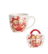 Valentin napi porcelán bögre papír díszcsomagolással 460 ml