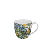 Porcelán bögre citrom és ananász mintás 460 ml dísztasakkal