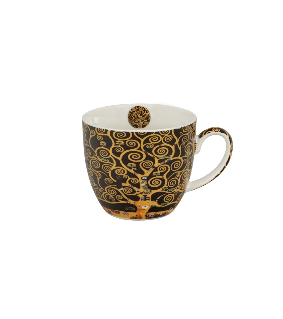 Klimt porcelán bögre dísztasakkal Életfa 460 ml