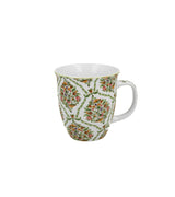 Porcelán bögre virág mintás 650 ml díszdobozban