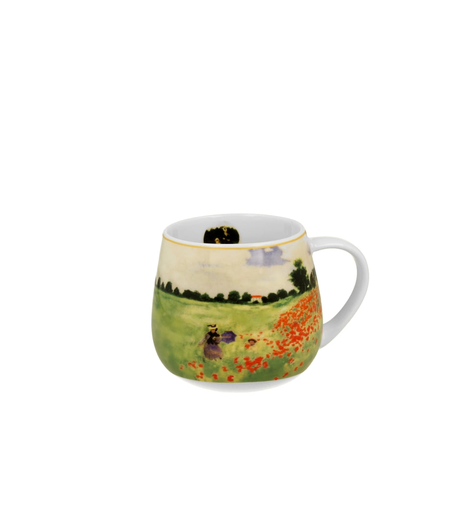 Monet porcelán öblös bögre - 430 ml - Pipacsmező
