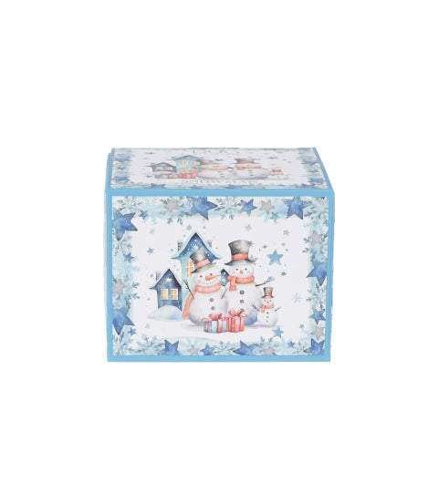 Karácsonyi hóemberes porcelán bögre 430 ml díszdobozban Snowman