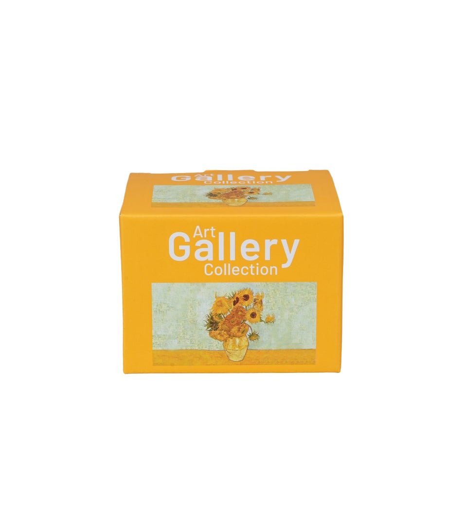 Porcelán bögre 430 ml Van Gogh Napraforgók ajándék díszdobozban
