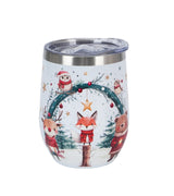 Rozsdamentes acél hőtartó termosz pohár 330 ml Christmas Cuties 2