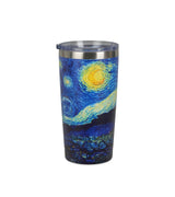 Duplafalú rozsdamentes acél hőtartó termosz Van Gogh Csillagos éj 600 ml