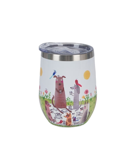 Kutyás Rozsdamentes acél hőtartó termosz pohár 330 ml Dog Picnic