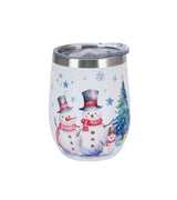 Hóemberes rozsdamentes acél hőtartópohár 330 ml Snowman