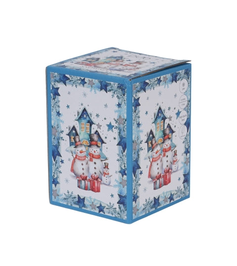 Hóemberes rozsdamentes acél hőtartópohár 330 ml Snowman